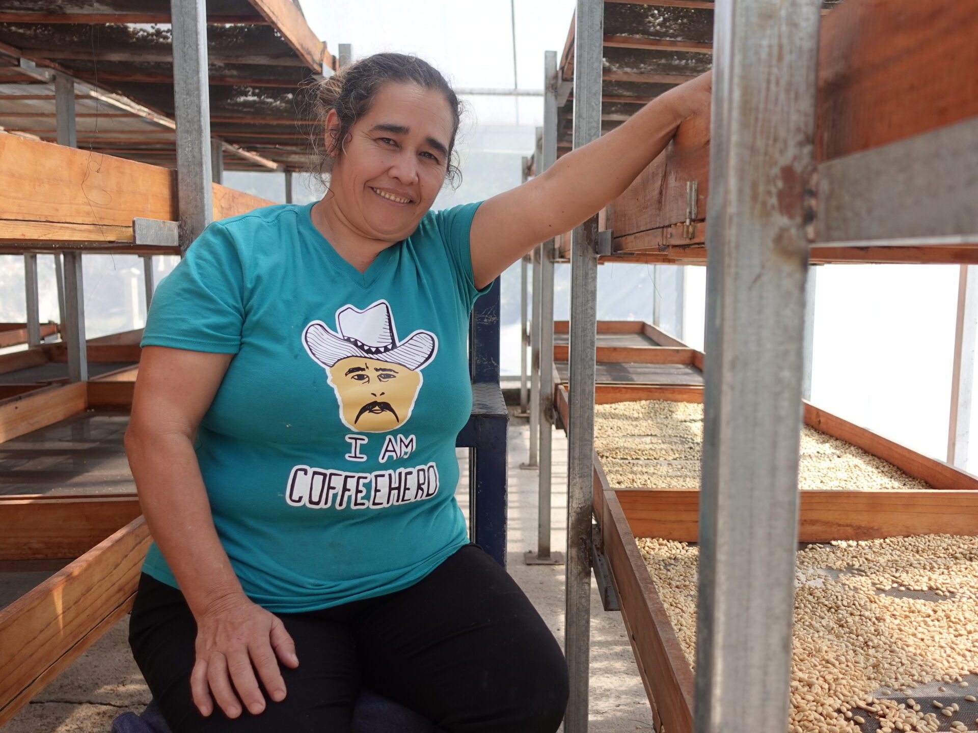 Female coffee producer Honduras