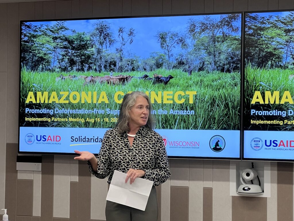 Gillian Caldwell at Amazonia Connect Inception Meeting in Washington D