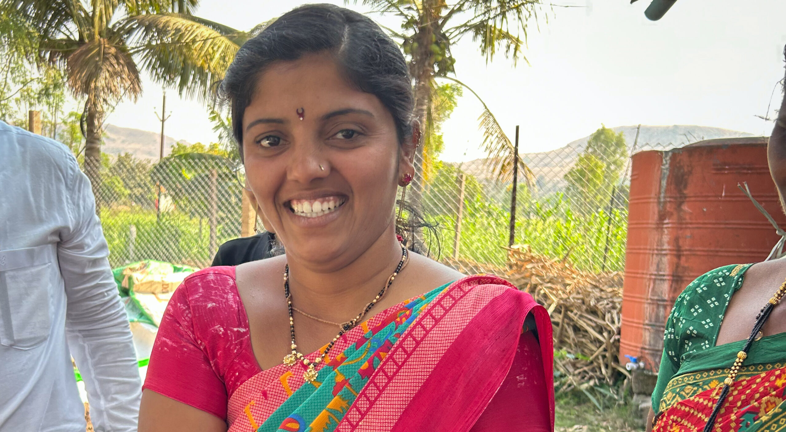 Swati Sanjay Pavale is a small-scale sugarcane farmer in the Maharashtra region of India