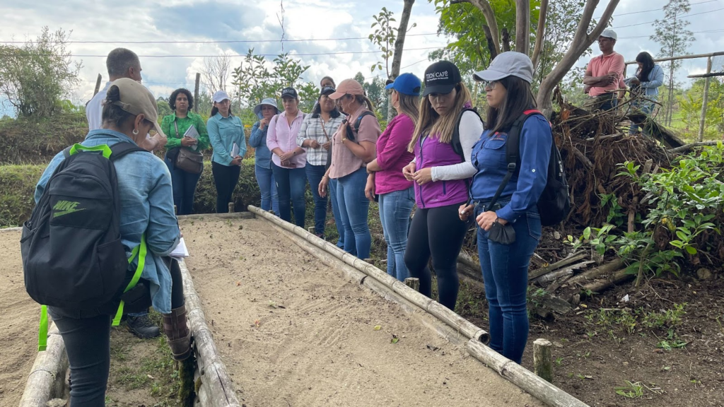 Colombia Honduras women coffee farmer exchange