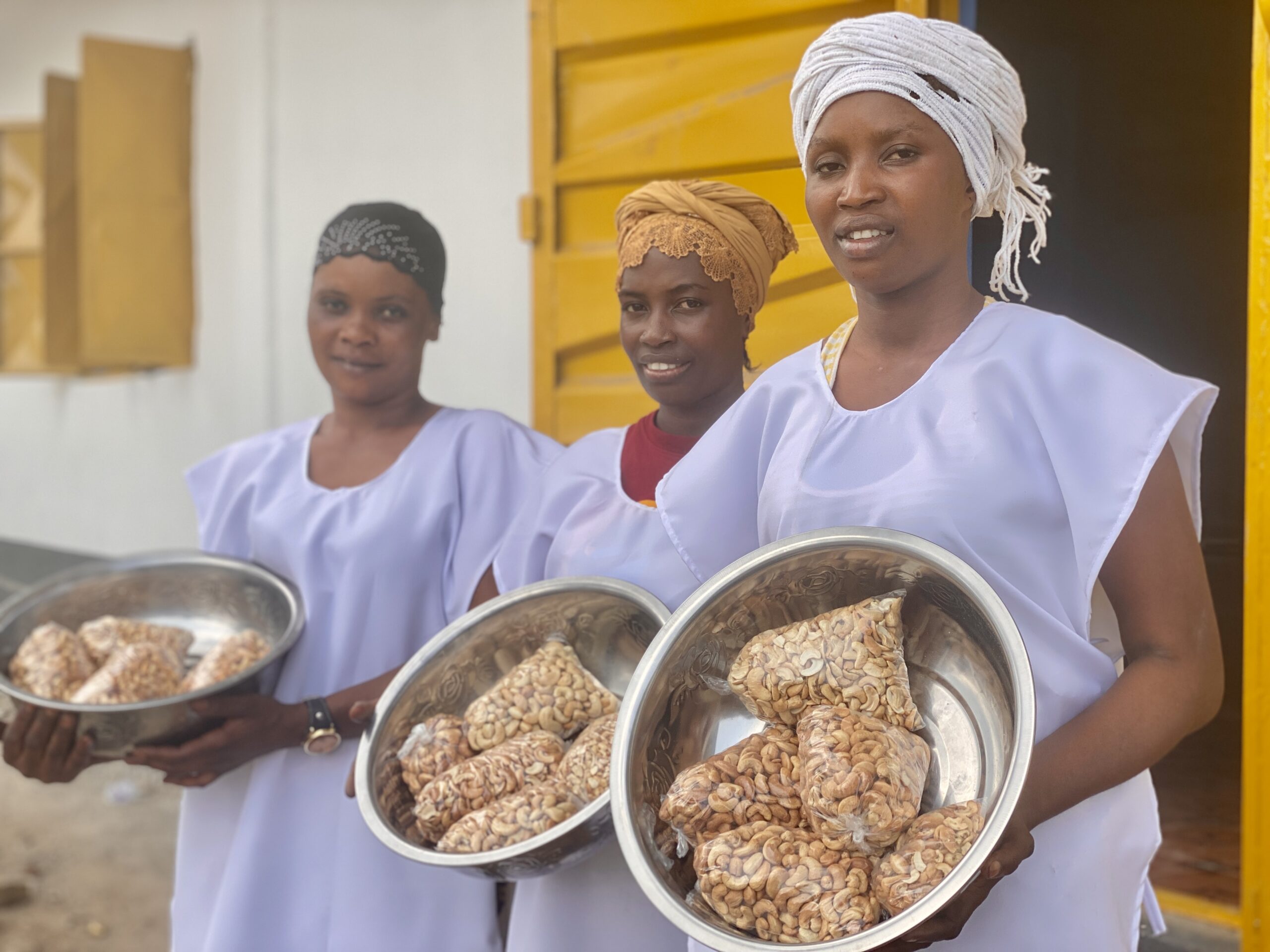 women cashew production in West Africa
