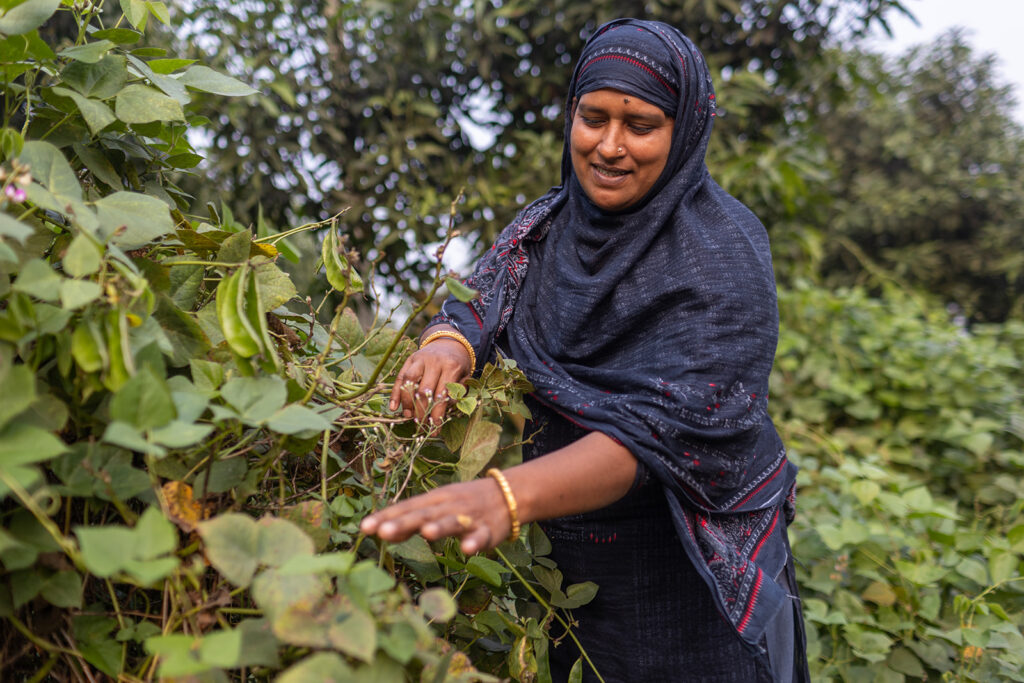 Woman farmer in Bangladesh