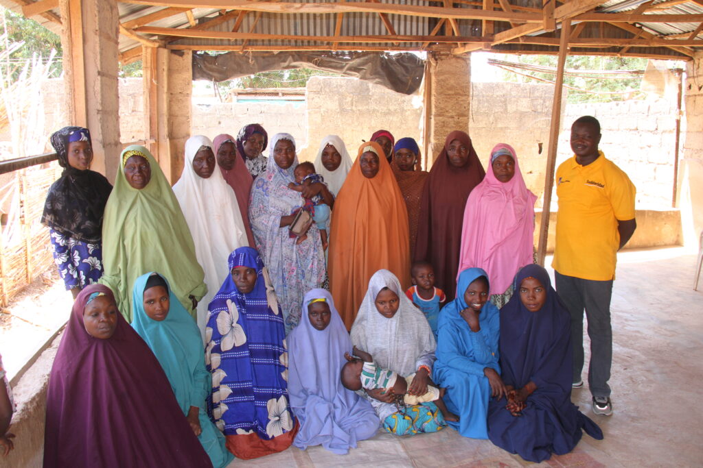 Members of the Raising People village savings and loans in Nigeria