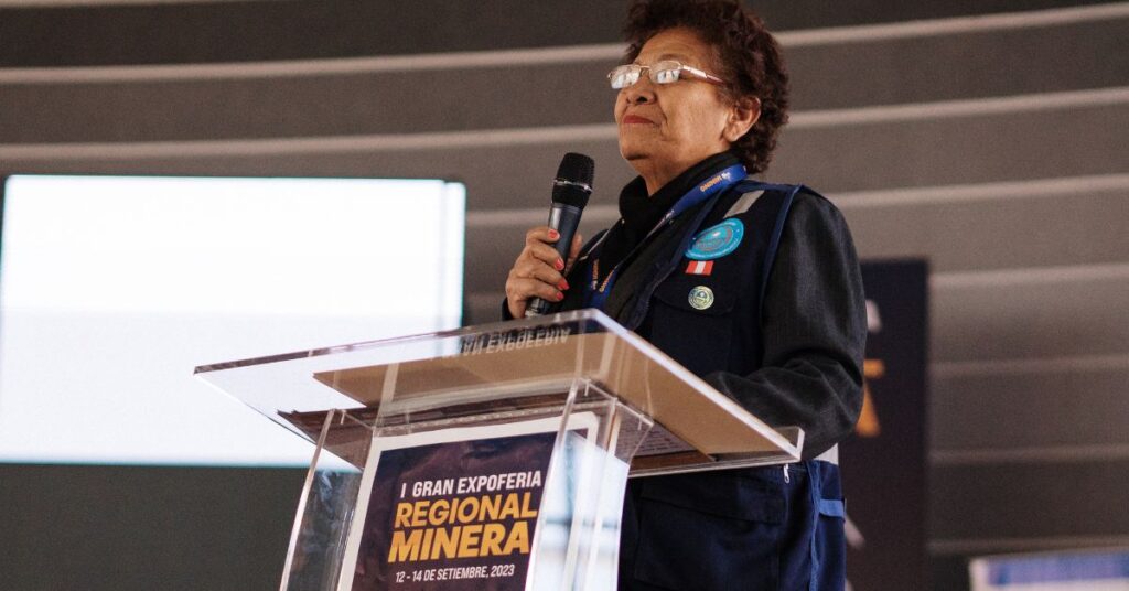 Maria Reyes - President of the Network of Women in ASM in Peru