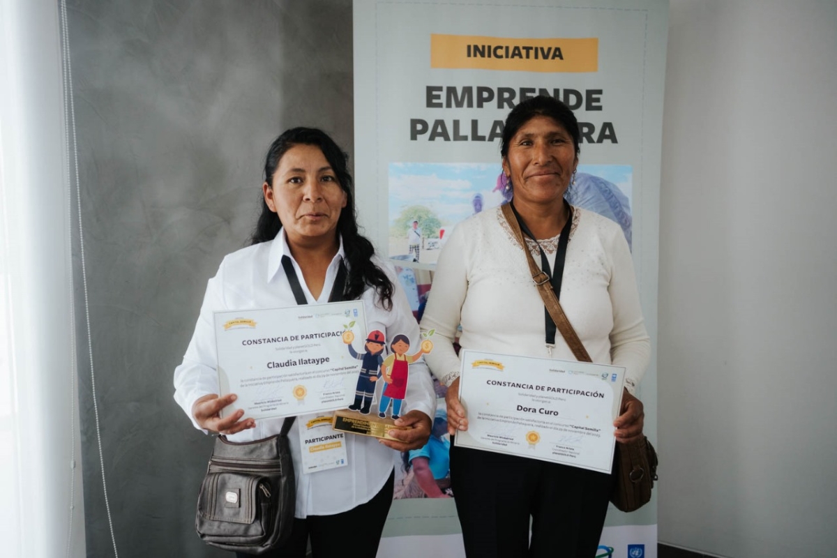 Mining: Winners of the contest for entrepreneurs organized by the 'Emprende Pallaquera' initiative in Peru