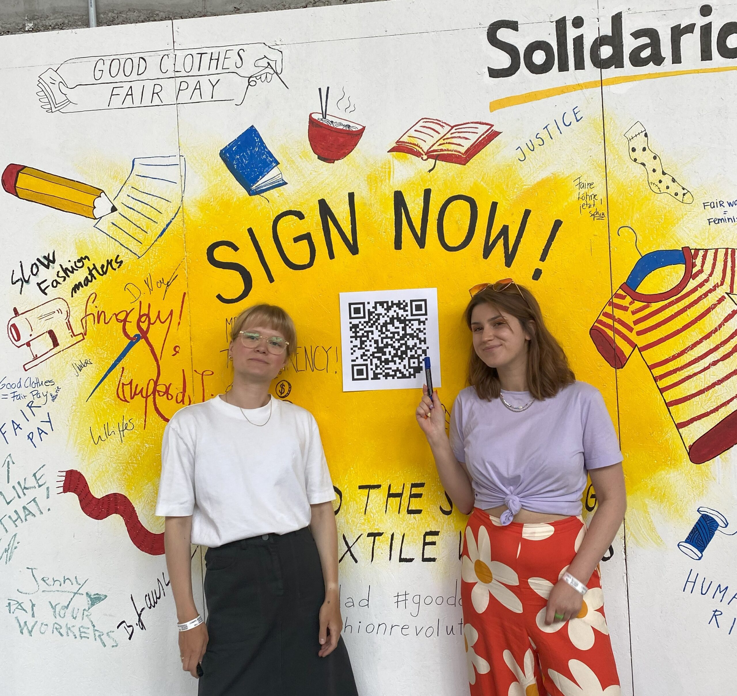 Fashion week Signawall Berlin ©Solidaridad Germany