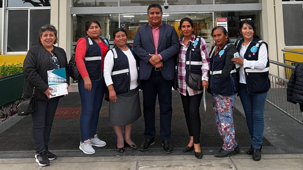 LATAM - Enabling Environments - Members of the National Network of Women in ASM at the Ministry of Energy and Mines of Peru