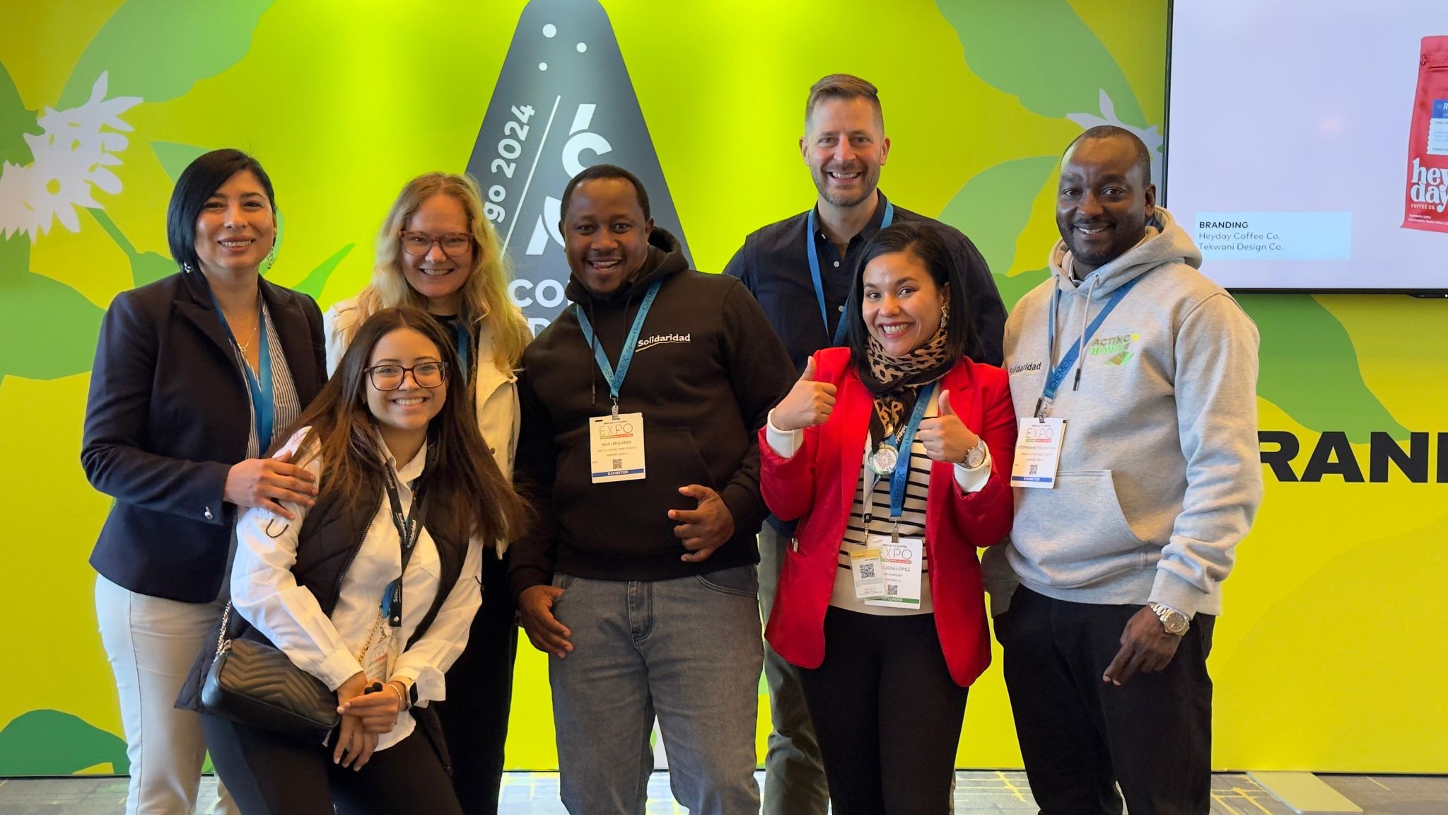 Solidaridad North America joined team members from East & Central Africa and Latin America at the 2024 Specialty Coffee Expo in Chicago