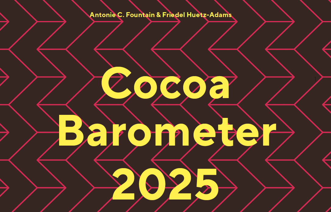 Cover image of the 2025 Cocoa Barometer
