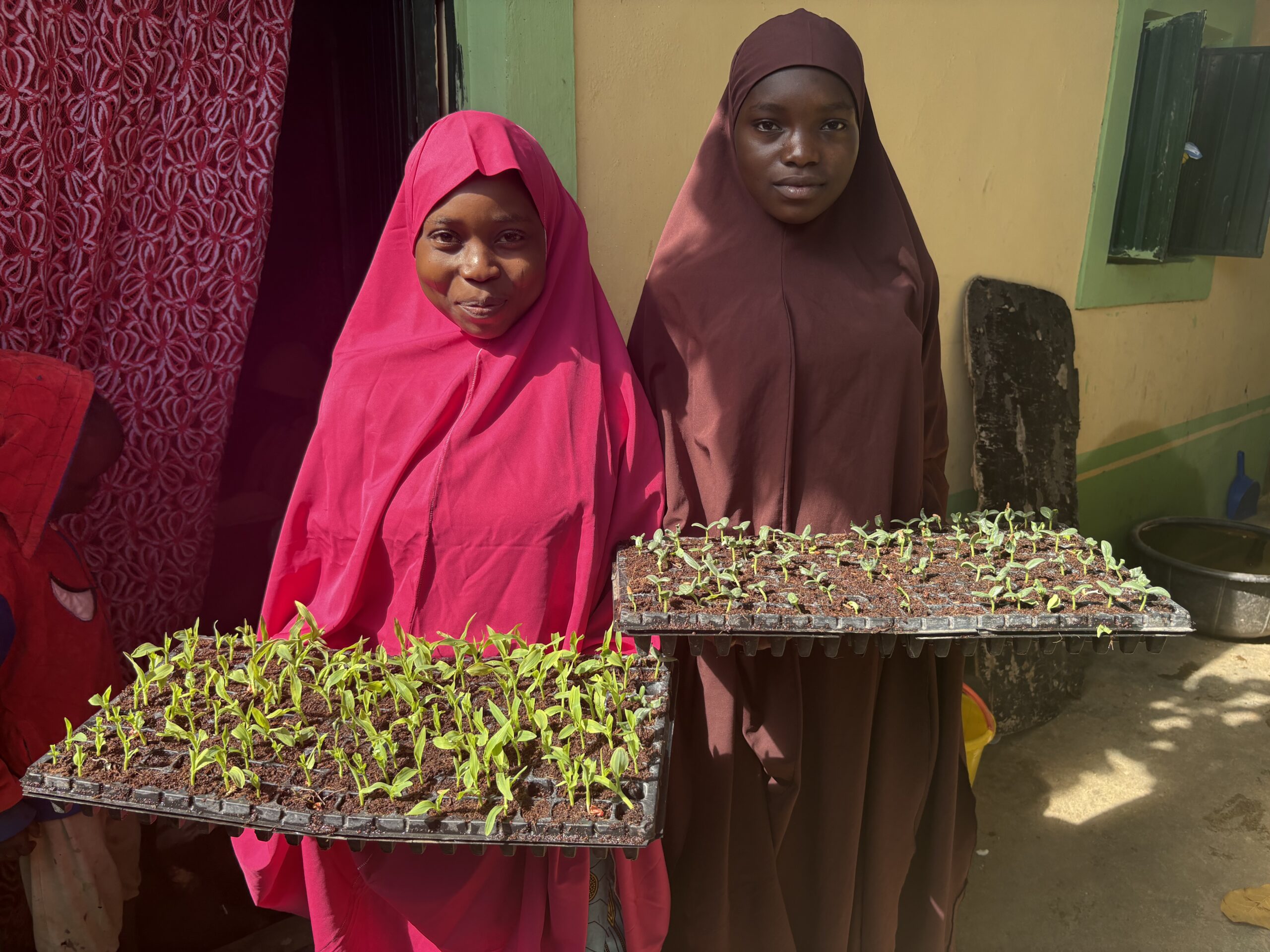 Rahinatu Lawal and her co-wife
