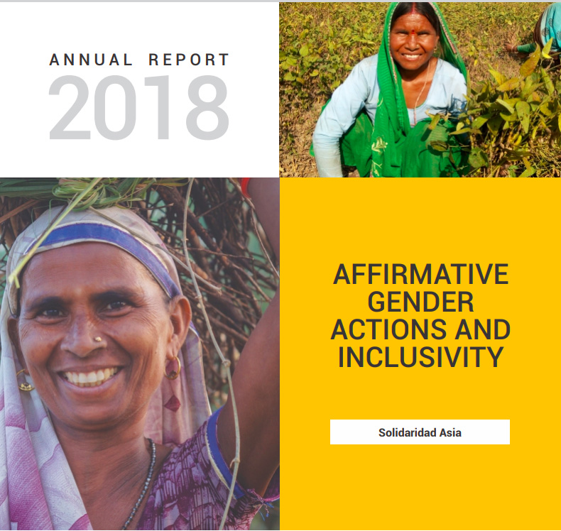 Solidaridad Asia's Annual Report on gender inclusivity 2018