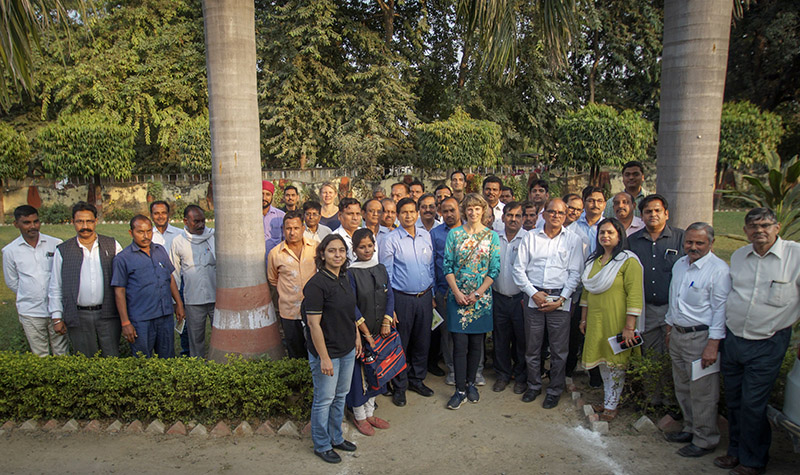 A delegation of the farmers participating in Solidaridad and DSCL's sugarcane project